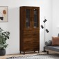 vidaXL Credenza Rovere Marrone 69,5x34x180 cm in Legno Multistrato vidaXL Credenza Rovere Marrone 69,5x34x180 cm in Legno Multistrato