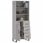 vidaXL Credenza Grigio Sonoma 69,5x34x180 cm in Legno Multistrato vidaXL Credenza Grigio Sonoma 69,5x34x180 cm in Legno Multistrato