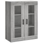 vidaXL Credenza Grigio Sonoma 69,5x34x180 cm in Legno Multistrato vidaXL Credenza Grigio Sonoma 69,5x34x180 cm in Legno Multistrato