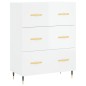 vidaXL Credenza Bianco Lucido 69,5x34x180 cm in Legno Multistrato vidaXL Credenza Bianco Lucido 69,5x34x180 cm in Legno Multistrato