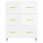 vidaXL Credenza Bianco Lucido 69,5x34x180 cm in Legno Multistrato vidaXL Credenza Bianco Lucido 69,5x34x180 cm in Legno Multistrato