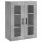 vidaXL Credenza Grigio Cemento 69,5x34x180 cm in Legno Multistrato vidaXL Credenza Grigio Cemento 69,5x34x180 cm in Legno Multistrato