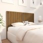 vidaXL Testiera per Letto ambra 145,5x4x100 cm Legno Massello di Pino