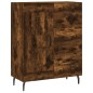 vidaXL Credenza Rovere Fumo 69,5x34x180 cm in Legno Multistrato vidaXL Credenza Rovere Fumo 69,5x34x180 cm in Legno Multistrato