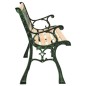 Panchina da Giardino 122 cm in Ghisa e Legno Massello di Abete Panchina da Giardino 122 cm in Ghisa e Legno Massello di Abete