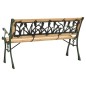 Panchina da Giardino 122 cm in Ghisa e Legno Massello di Abete Panchina da Giardino 122 cm in Ghisa e Legno Massello di Abete