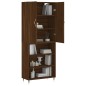 vidaXL Credenza Rovere Marrone 69,5x34x180 cm in Legno Multistrato vidaXL Credenza Rovere Marrone 69,5x34x180 cm in Legno Multistrato