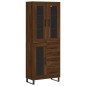 vidaXL Credenza Rovere Marrone 69,5x34x180 cm in Legno Multistrato vidaXL Credenza Rovere Marrone 69,5x34x180 cm in Legno Multistrato