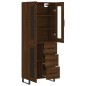 vidaXL Credenza Rovere Marrone 69,5x34x180 cm in Legno Multistrato vidaXL Credenza Rovere Marrone 69,5x34x180 cm in Legno Multistrato