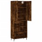 vidaXL Credenza Rovere Fumo 69,5x34x180 cm in Legno Multistrato vidaXL Credenza Rovere Fumo 69,5x34x180 cm in Legno Multistrato