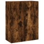 vidaXL Credenza Rovere Fumo 69,5x34x180 cm in Legno Multistrato vidaXL Credenza Rovere Fumo 69,5x34x180 cm in Legno Multistrato
