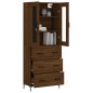 vidaXL Credenza Rovere Marrone 69,5x34x180 cm in Legno Multistrato vidaXL Credenza Rovere Marrone 69,5x34x180 cm in Legno Multistrato