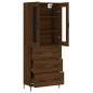 vidaXL Credenza Rovere Marrone 69,5x34x180 cm in Legno Multistrato vidaXL Credenza Rovere Marrone 69,5x34x180 cm in Legno Multistrato