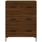 vidaXL Credenza Rovere Marrone 69,5x34x180 cm in Legno Multistrato vidaXL Credenza Rovere Marrone 69,5x34x180 cm in Legno Multistrato