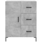 vidaXL Credenza Grigio Cemento 69,5x34x180 cm in Legno Multistrato vidaXL Credenza Grigio Cemento 69,5x34x180 cm in Legno Multistrato