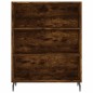 vidaXL Credenza Rovere Fumo 69,5x34x180 cm in Legno Multistrato vidaXL Credenza Rovere Fumo 69,5x34x180 cm in Legno Multistrato