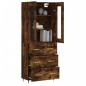 vidaXL Credenza Rovere Fumo 69,5x34x180 cm in Legno Multistrato vidaXL Credenza Rovere Fumo 69,5x34x180 cm in Legno Multistrato