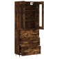 vidaXL Credenza Rovere Fumo 69,5x34x180 cm in Legno Multistrato vidaXL Credenza Rovere Fumo 69,5x34x180 cm in Legno Multistrato