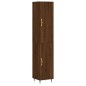 vidaXL Credenza Rovere Marrone 34,5x34x180 cm in Legno Multistrato vidaXL Credenza Rovere Marrone 34,5x34x180 cm in Legno Multistrato