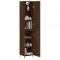 vidaXL Credenza Rovere Marrone 34,5x34x180 cm in Legno Multistrato vidaXL Credenza Rovere Marrone 34,5x34x180 cm in Legno Multistrato