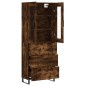 vidaXL Credenza Rovere Fumo 69,5x34x180 cm in Legno Multistrato vidaXL Credenza Rovere Fumo 69,5x34x180 cm in Legno Multistrato