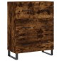 vidaXL Credenza Rovere Fumo 69,5x34x180 cm in Legno Multistrato vidaXL Credenza Rovere Fumo 69,5x34x180 cm in Legno Multistrato