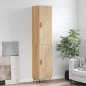 vidaXL Credenza Rovere Sonoma 34,5x34x180 cm in Legno Multistrato vidaXL Credenza Rovere Sonoma 34,5x34x180 cm in Legno Multistrato