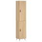 vidaXL Credenza Rovere Sonoma 34,5x34x180 cm in Legno Multistrato vidaXL Credenza Rovere Sonoma 34,5x34x180 cm in Legno Multistrato