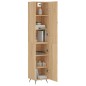 vidaXL Credenza Rovere Sonoma 34,5x34x180 cm in Legno Multistrato vidaXL Credenza Rovere Sonoma 34,5x34x180 cm in Legno Multistrato