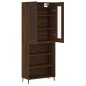 vidaXL Credenza Rovere Marrone 69,5x34x180 cm in Legno Multistrato vidaXL Credenza Rovere Marrone 69,5x34x180 cm in Legno Multistrato