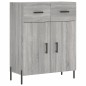 vidaXL Credenza Grigio Sonoma 69,5x34x180 cm in Legno Multistrato vidaXL Credenza Grigio Sonoma 69,5x34x180 cm in Legno Multistrato