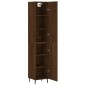 vidaXL Credenza Rovere Marrone 34,5x34x180 cm in Legno Multistrato vidaXL Credenza Rovere Marrone 34,5x34x180 cm in Legno Multistrato
