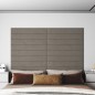 Pannelli Murali 12 pz Grigio Chiaro 90x15 cm Velluto 1,62 m² Pannelli Murali 12 pz Grigio Chiaro 90x15 cm Velluto 1,62 m²