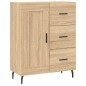 vidaXL Credenza Rovere Sonoma 69,5x34x180 cm in Legno Multistrato