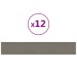 Pannelli Murali 12 pz Grigio Chiaro 90x15 cm Velluto 1,62 m² Pannelli Murali 12 pz Grigio Chiaro 90x15 cm Velluto 1,62 m²