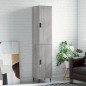 vidaXL Credenza Grigio Sonoma 34,5x34x180 cm in Legno Multistrato vidaXL Credenza Grigio Sonoma 34,5x34x180 cm in Legno Multistrato