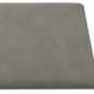 Pannelli Murali 12 pz Grigio Chiaro 90x15 cm Velluto 1,62 m² Pannelli Murali 12 pz Grigio Chiaro 90x15 cm Velluto 1,62 m²