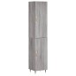 vidaXL Credenza Grigio Sonoma 34,5x34x180 cm in Legno Multistrato vidaXL Credenza Grigio Sonoma 34,5x34x180 cm in Legno Multistrato