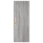 vidaXL Credenza Grigio Sonoma 34,5x34x180 cm in Legno Multistrato vidaXL Credenza Grigio Sonoma 34,5x34x180 cm in Legno Multistrato