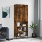 vidaXL Credenza Rovere Fumo 69,5x34x180 cm in Legno Multistrato vidaXL Credenza Rovere Fumo 69,5x34x180 cm in Legno Multistrato