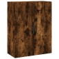 vidaXL Credenza Rovere Fumo 69,5x34x180 cm in Legno Multistrato vidaXL Credenza Rovere Fumo 69,5x34x180 cm in Legno Multistrato