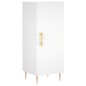 vidaXL Credenza Bianca 34,5x34x180 cm in Legno Multistrato vidaXL Credenza Bianca 34,5x34x180 cm in Legno Multistrato