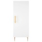 vidaXL Credenza Bianca 34,5x34x180 cm in Legno Multistrato vidaXL Credenza Bianca 34,5x34x180 cm in Legno Multistrato