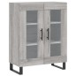 vidaXL Credenza Grigio Sonoma 69,5x34x180 cm in Legno Multistrato vidaXL Credenza Grigio Sonoma 69,5x34x180 cm in Legno Multistrato