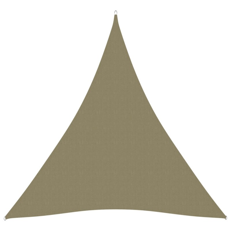 Parasole a Vela Oxford Triangolare 3x4x4 m Beige Parasole a Vela Oxford Triangolare 3x4x4 m Beige