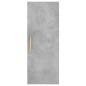 vidaXL Credenza Grigio Cemento 34,5x34x180 cm in Legno Multistrato vidaXL Credenza Grigio Cemento 34,5x34x180 cm in Legno Multistrato