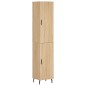 vidaXL Credenza Rovere Sonoma 34,5x34x180 cm in Legno Multistrato vidaXL Credenza Rovere Sonoma 34,5x34x180 cm in Legno Multistrato