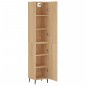 vidaXL Credenza Rovere Sonoma 34,5x34x180 cm in Legno Multistrato vidaXL Credenza Rovere Sonoma 34,5x34x180 cm in Legno Multistrato
