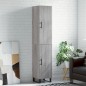 vidaXL Credenza Grigio Sonoma 34,5x34x180 cm in Legno Multistrato vidaXL Credenza Grigio Sonoma 34,5x34x180 cm in Legno Multistrato