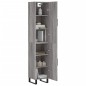 vidaXL Credenza Grigio Sonoma 34,5x34x180 cm in Legno Multistrato vidaXL Credenza Grigio Sonoma 34,5x34x180 cm in Legno Multistrato